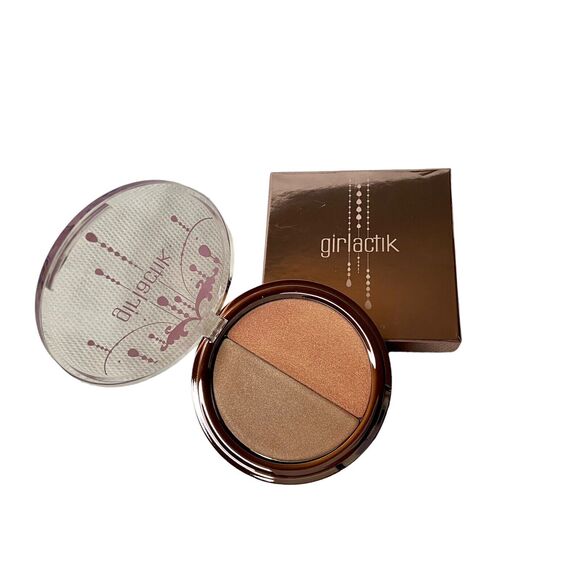 Girlactik Skin Glow Cream Duo In SUNSET 8g/.28oz Full‎ Size NIB Blush Highlight - Picture 1 of 7